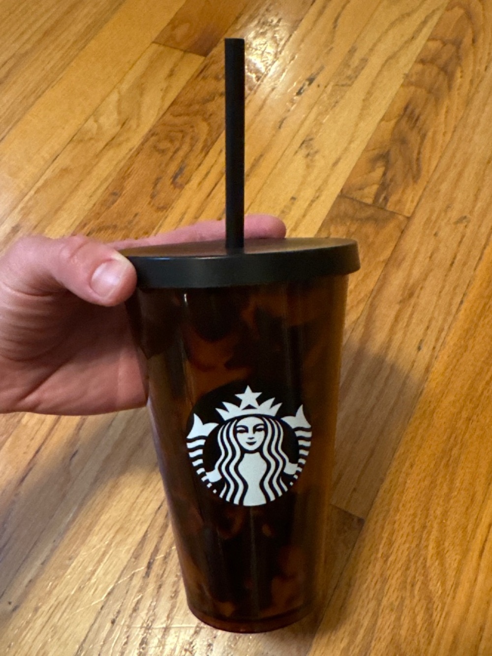 Tortoise shell Starbucks cup